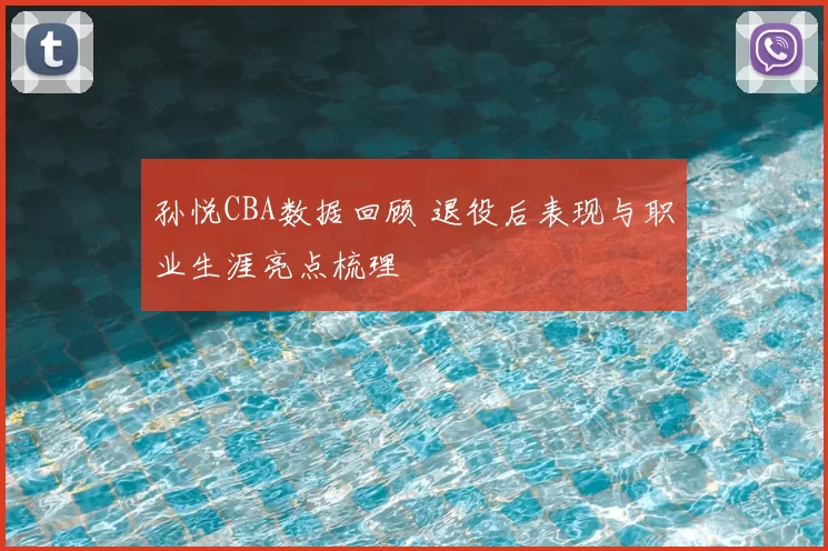 孙悦CBA数据回顾 退役后表现与职业生涯亮点梳理