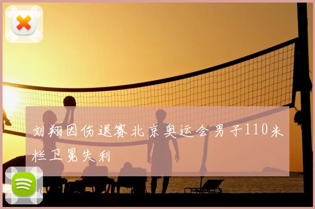 刘翔因伤退赛北京奥运会男子110米栏卫冕失利